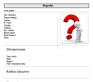 Obrazac cv-obrazac 30